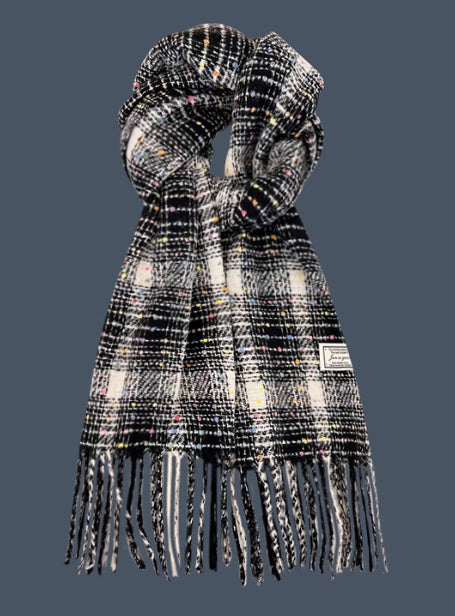 All-match Plaid Imitation Cashmere Women's Warm Scarf