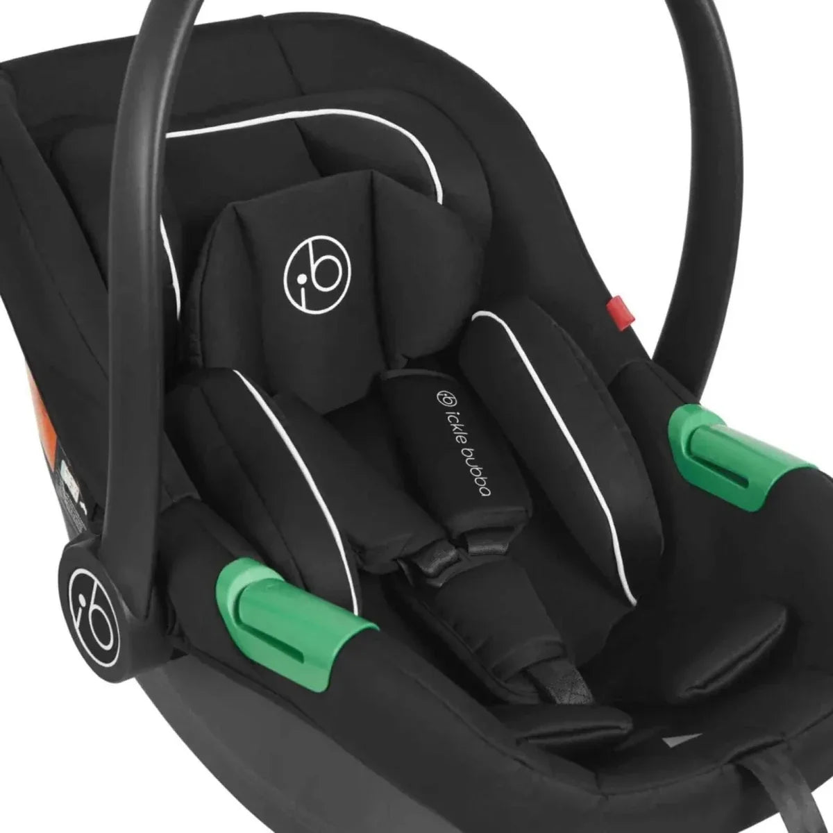 Ickle Bubba Stomp Luxe Travel System with i-Size Cirrus Car Seat & ISOFIX Base 12 pcs - Bronze & Midnight & Black