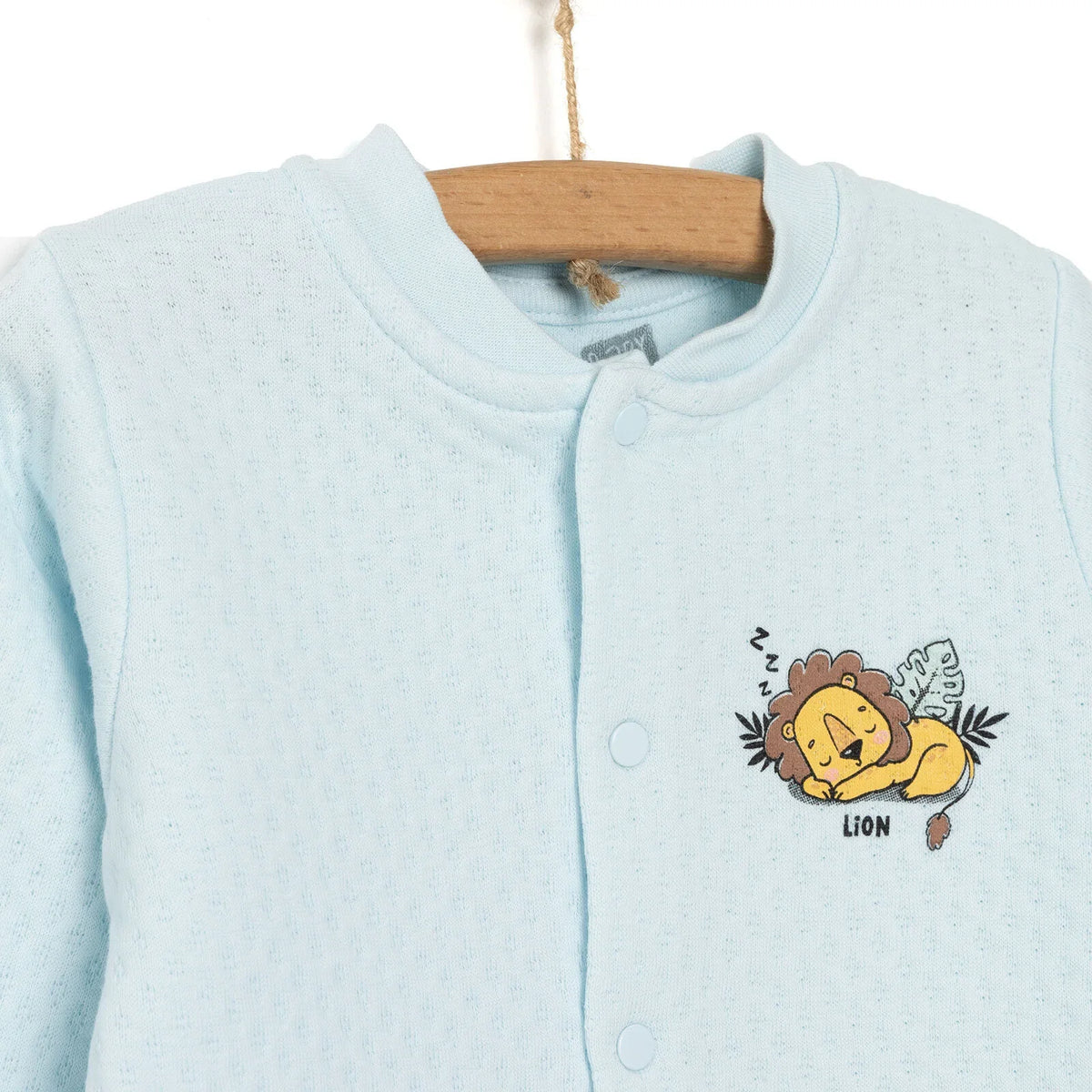 HelloBaby Lion Print Quilted Baby Cardigan (3 Months to 3 Years)