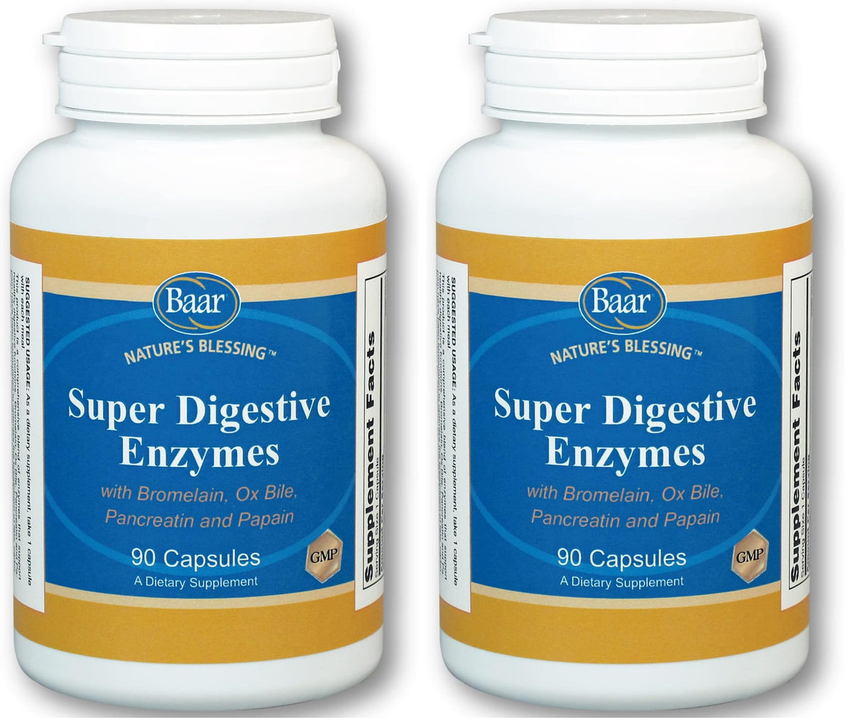 Baar Super Digestive Enzymes - 90 Capsules (Pack of 2)