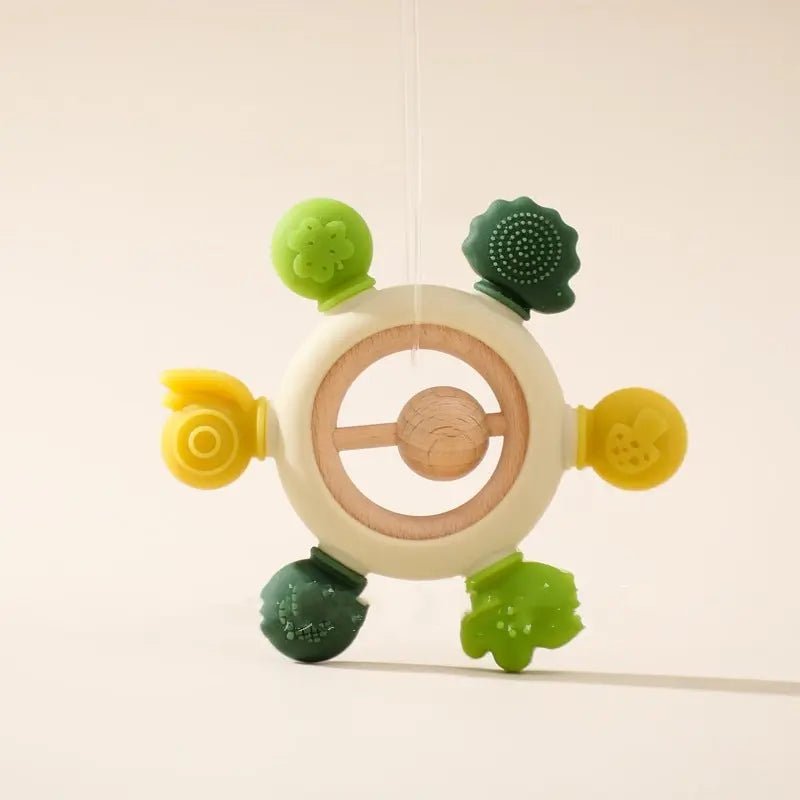 Baby's Molars Prevent Hand Sucking Silicone Yaoyaole Tableware Soothing Rattle Toys