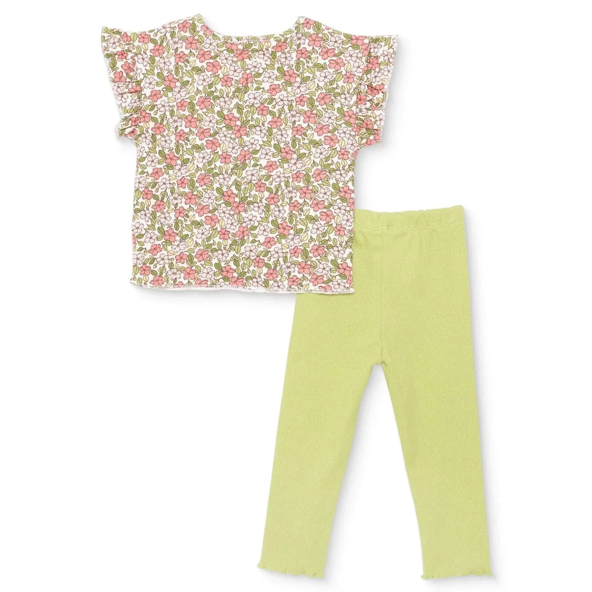 HelloBaby Short Sleeve Baby Top & Leggings Set (6-9 Months to 4-5 Years)