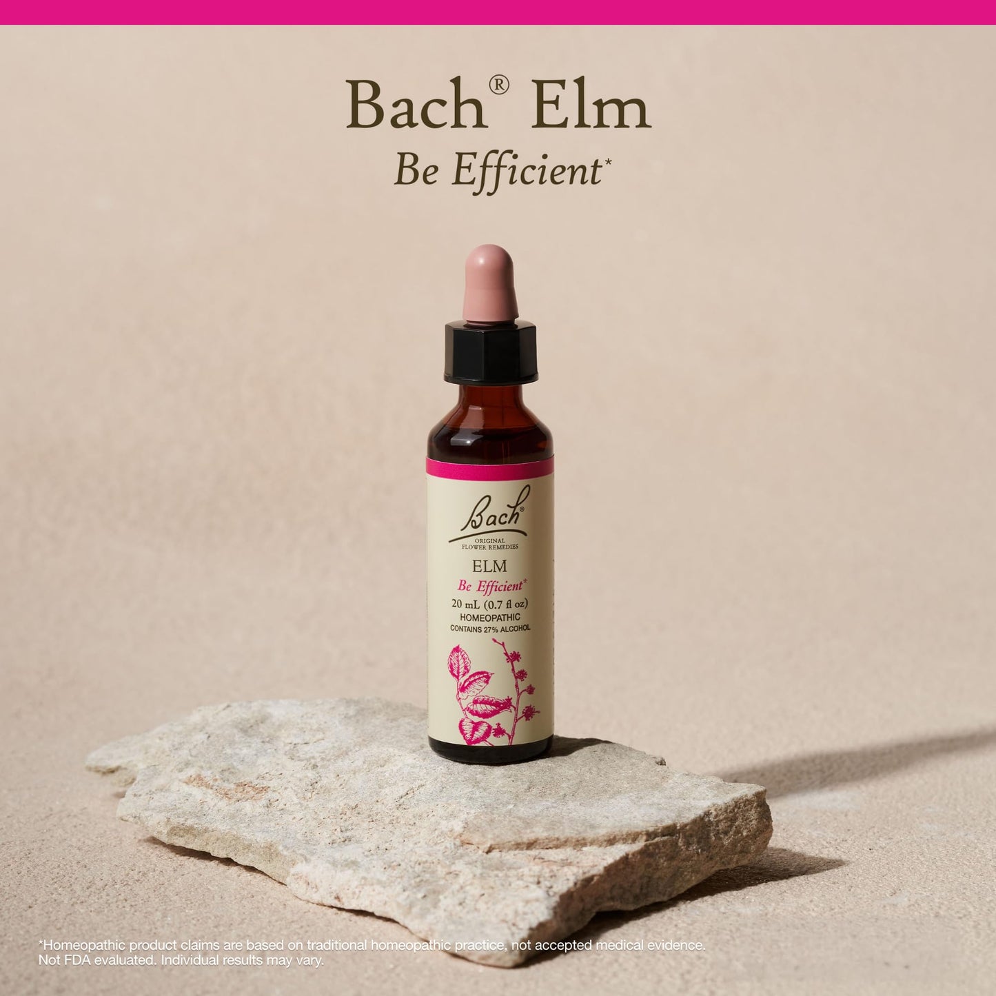 Bach Elm Original Flower Remedies – Be Efficient & Emotional Balance (20mL)