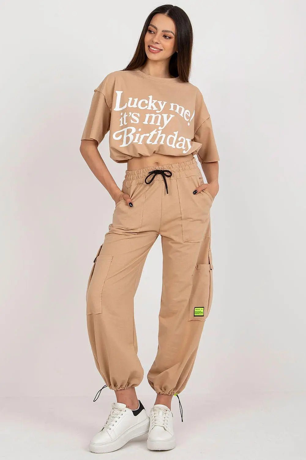 Badu Blouse and Pants Tracksuit Set