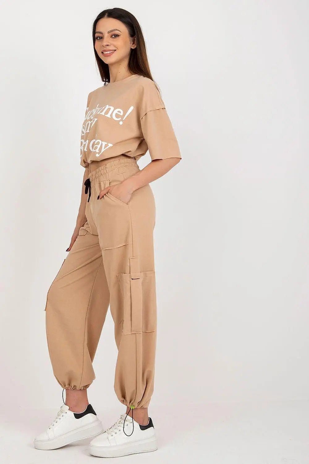 Badu Blouse and Pants Tracksuit Set
