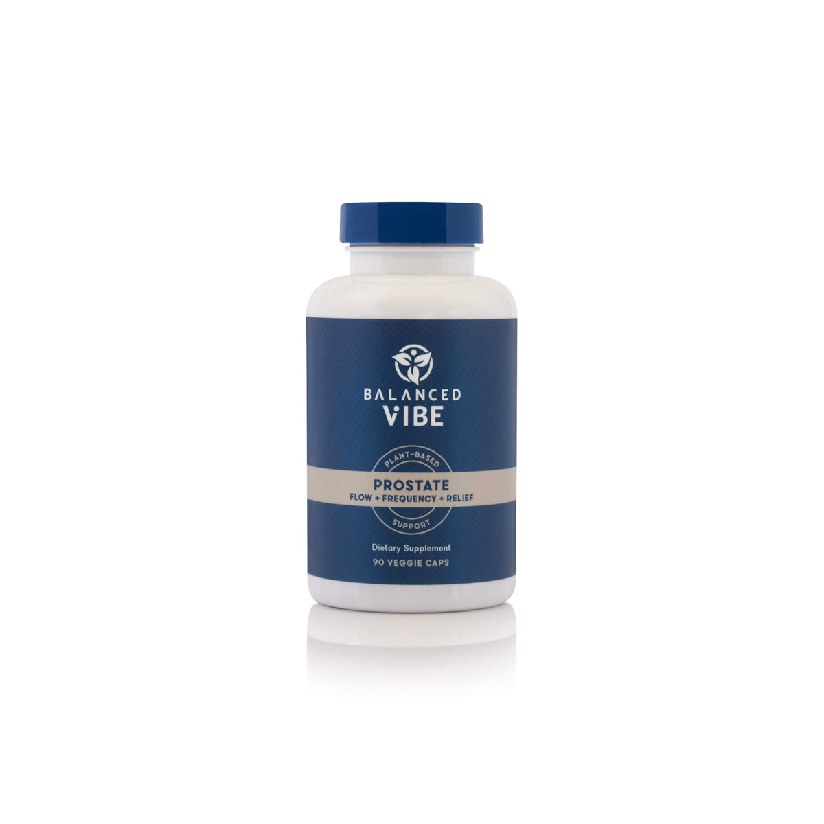 Balanced Vibe Prostate Support – Organic Plant-Based Formula for Men | 90 Vegan Capsules