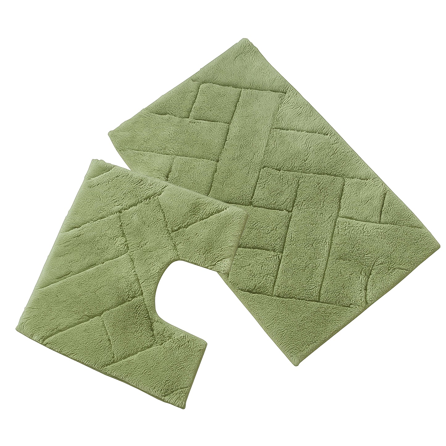 Bali Bath Mat & Pedestal Set Luxurious Super Absorbent Extra-Soft Cotton Mats for Bathroom Comfort and Style in Multiple Colours by OLIVIA ROCCO