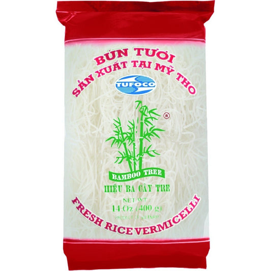 BAMBOO TREE Fresh Rice Vermicelli Bun Tuoi (Red Package) 400g