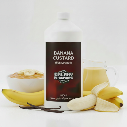 Banana Custard Food Flavouring - Professional High Strength - 500ml