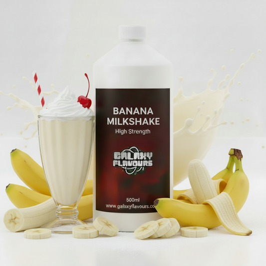 Banana Milkshake Food Flavouring - Professional High Strength - 500ml