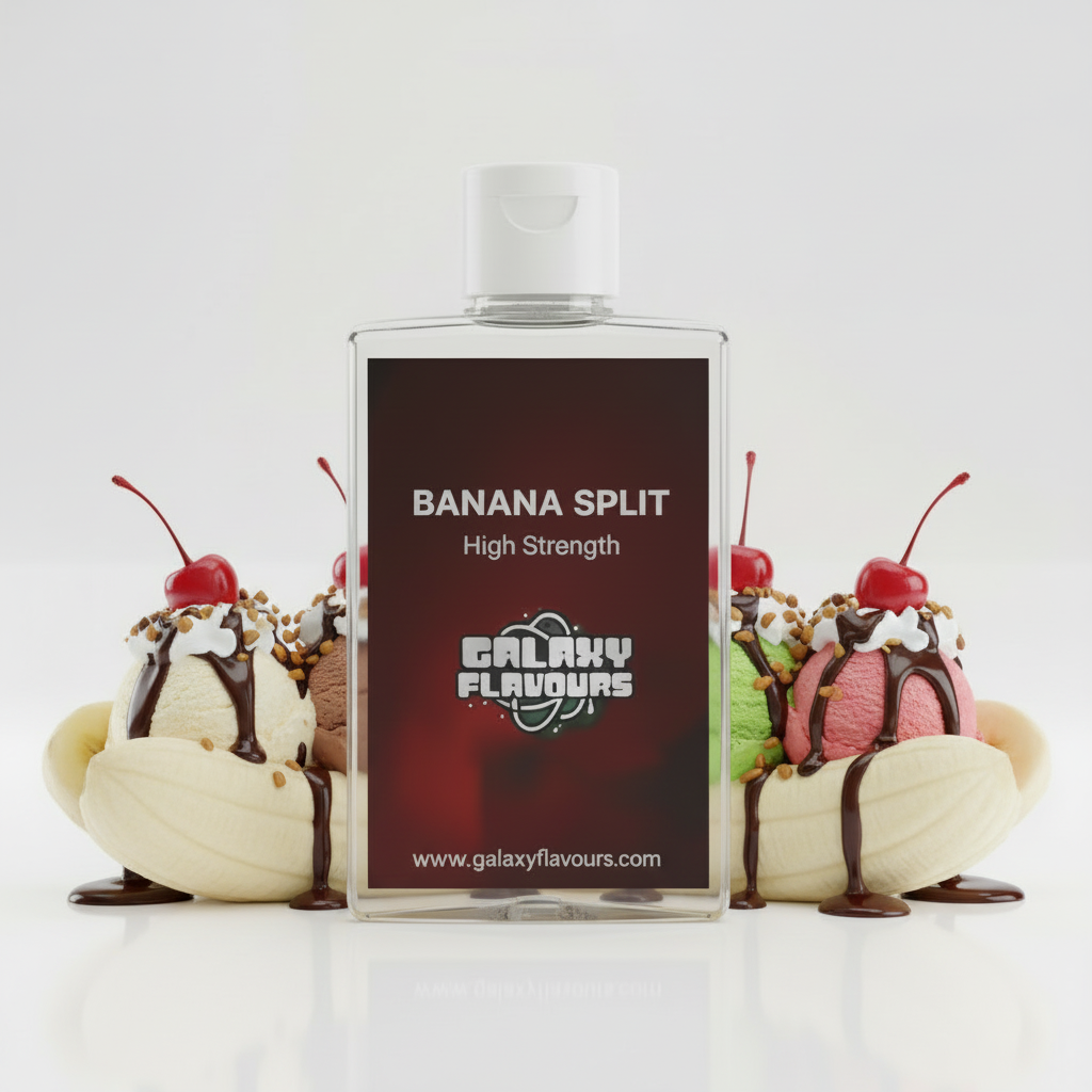 Banana Split Food Flavouring - Professional High Strength - 250ml