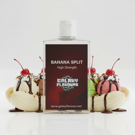 Banana Split Food Flavouring Concentrate – Professional High Strength – 250ml