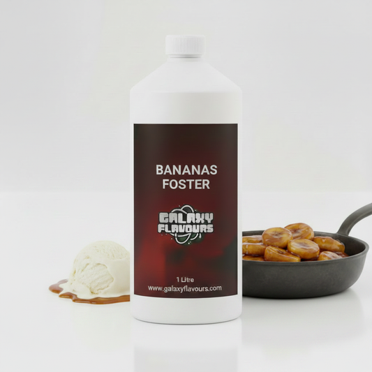 Bananas Foster Food Flavouring - Professional High Strength - 1 Litre