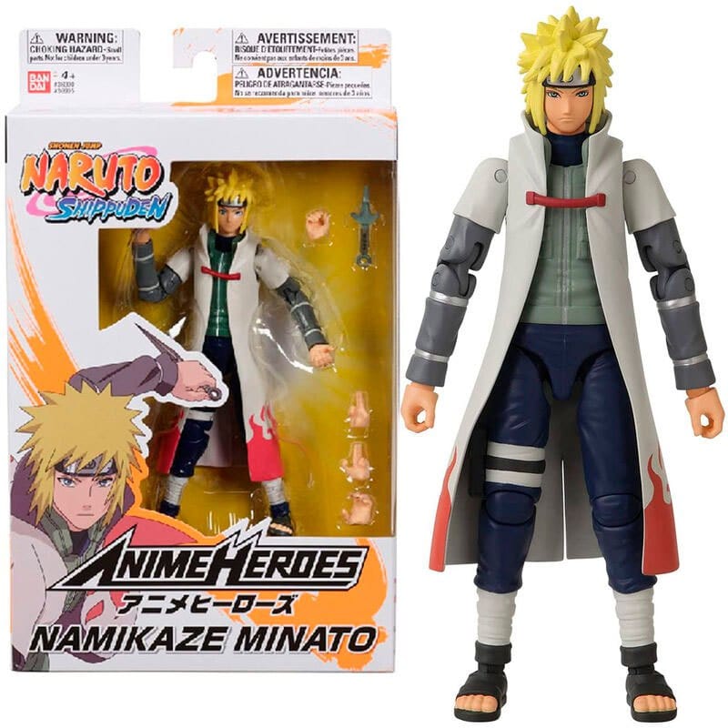 Bandai Naruto Shippuden Namikaze Minato Anime Heroes 15 Cm