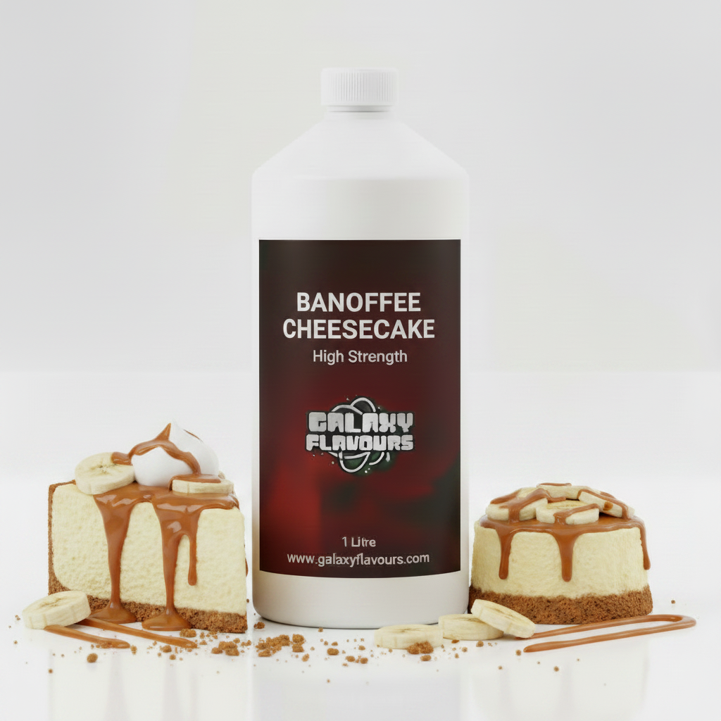 Banoffee Cheesecake Food Flavouring - Professional High Strength - 1 Litre