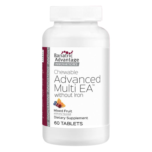 Bariatric Advantage Chewable Advanced Multi EA Without Iron – High Potency Bariatric Multivitamin (Mixed Fruit) 60 Count