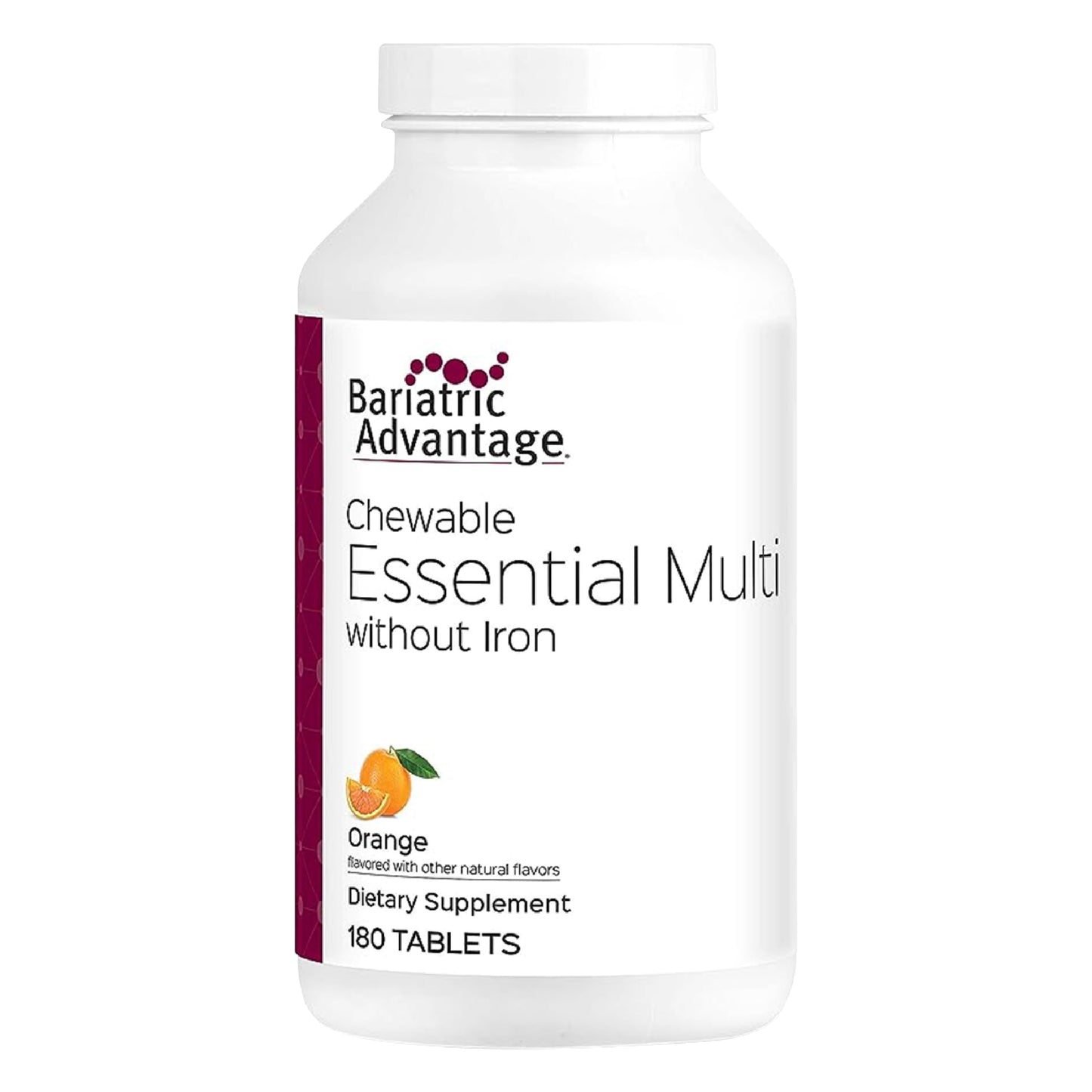 Bariatric Advantage Complete Chewable Multivitamin - 180 Count, Orange