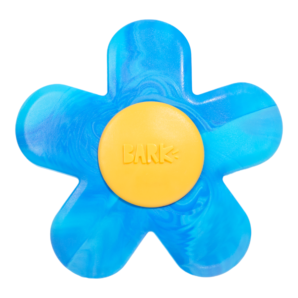 Bark Blue Power Flower Dog Toy