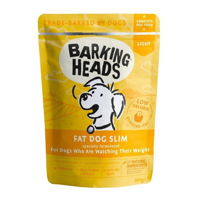 Barking Heads Wet Fat Dog Slim Pouches 300g - Case of 10