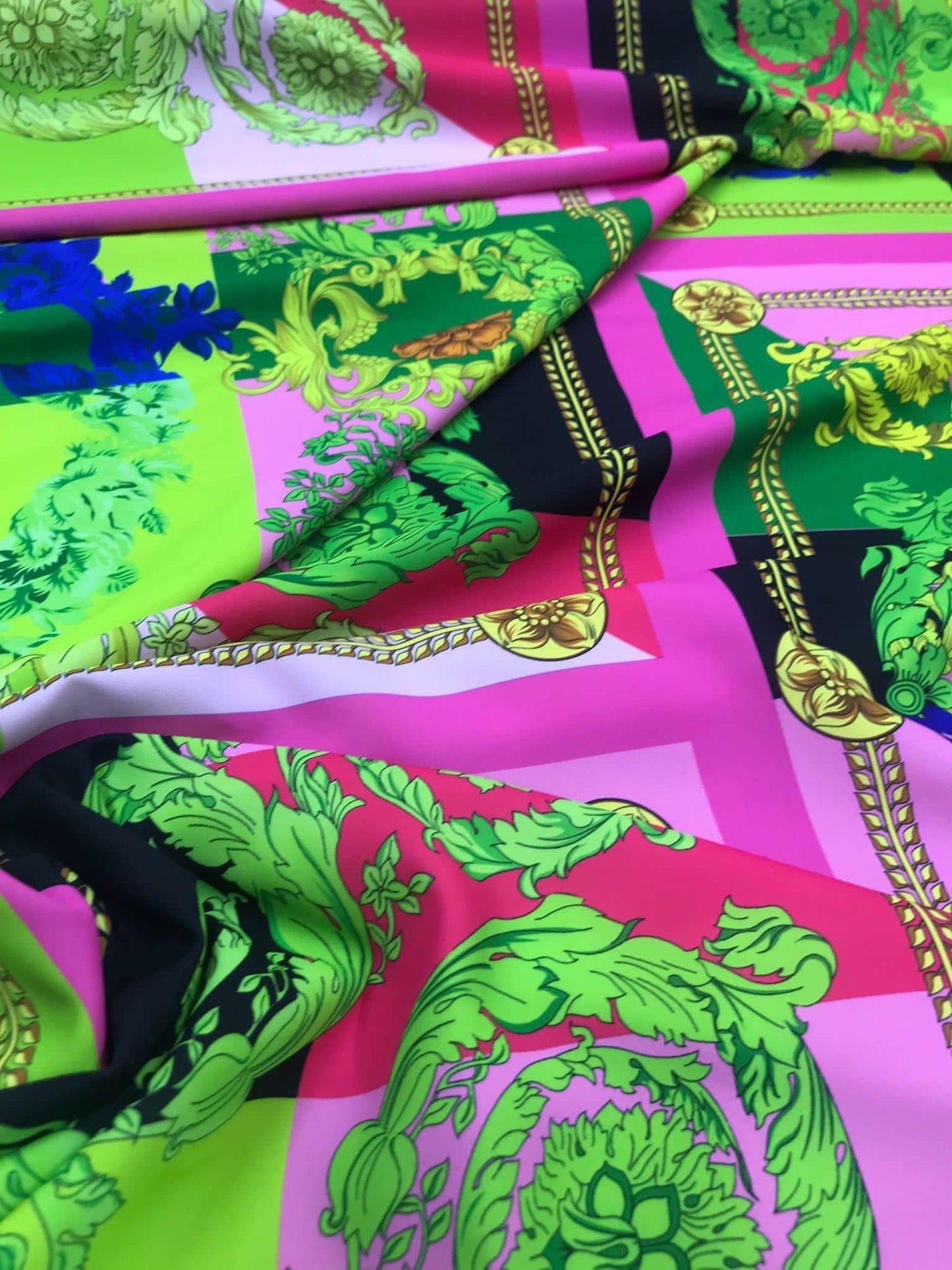 Baroque Pattern Fabric by Metre