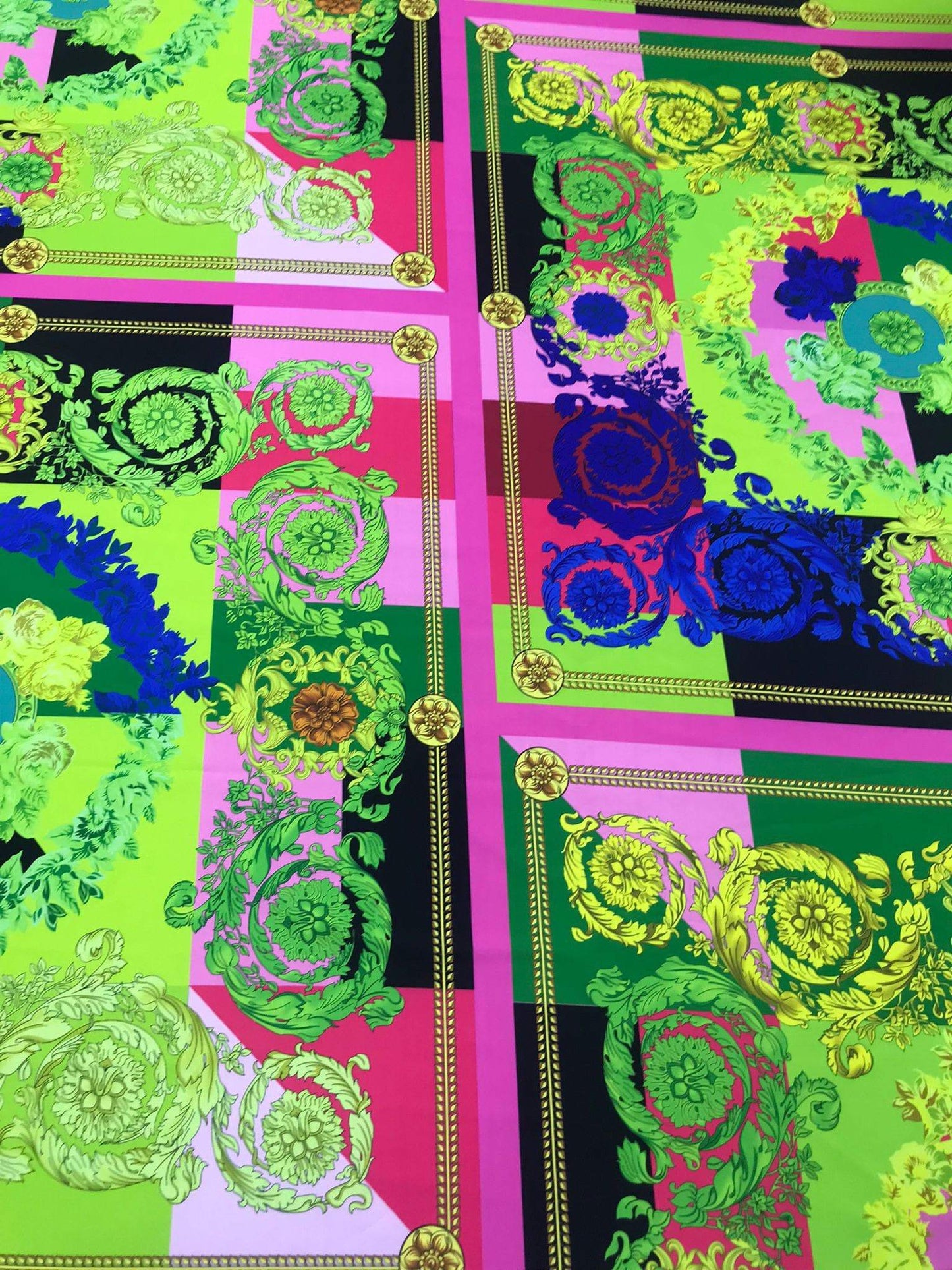 Baroque Pattern Fabric by Metre