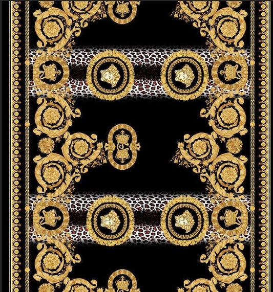 Baroque Leopard Fabric – Multiple Fabric Options, Sold by Metre