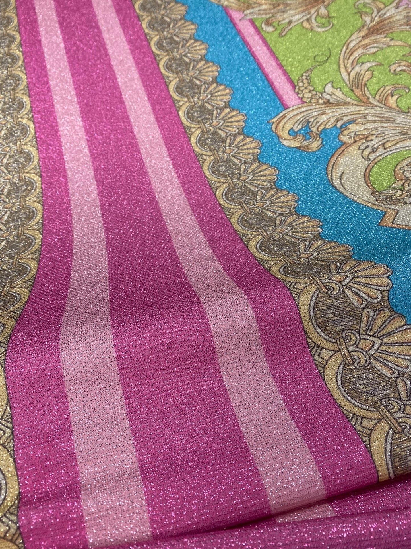 Baroque Pink Fabric by the Metre