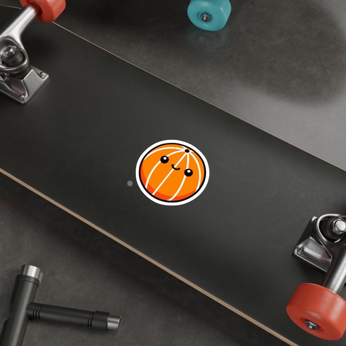 Cartoon Basketball Sticker