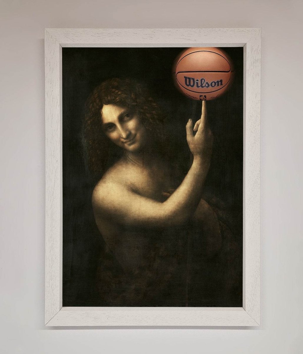 Basketball Renaissance Altered Framed Print