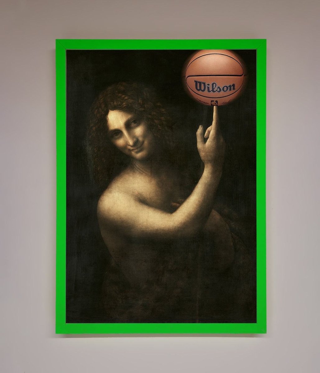 Basketball Renaissance Altered Framed Print