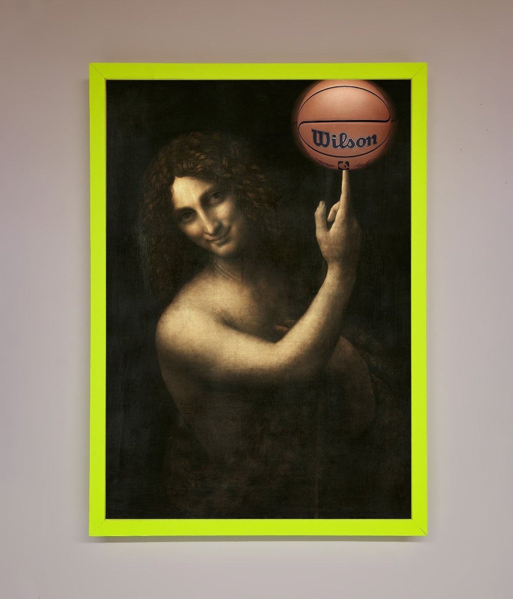 Basketball Renaissance Altered Framed Print