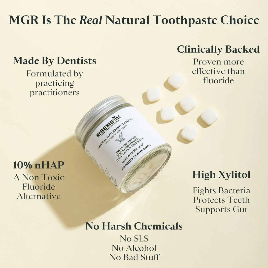 MGR Toothpaste Tablets Glass Jar (100pcs)