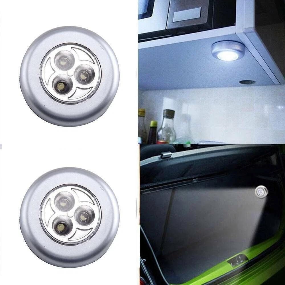 Wireless LED Push Light for Wardrobes, Cabinets & Shelves