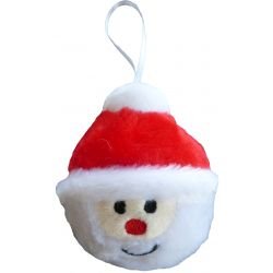 Bauble Squeaky Christmas Santa