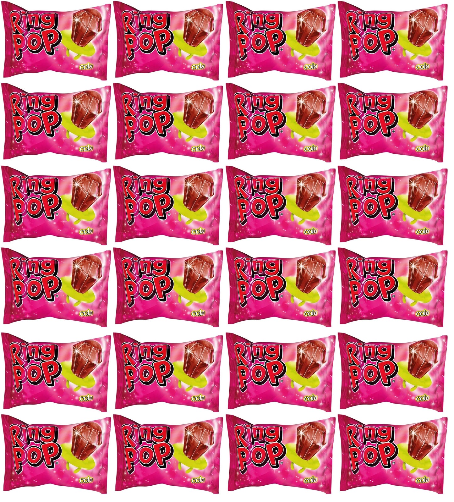 24 x Bazooka Ring Pops - 15GM