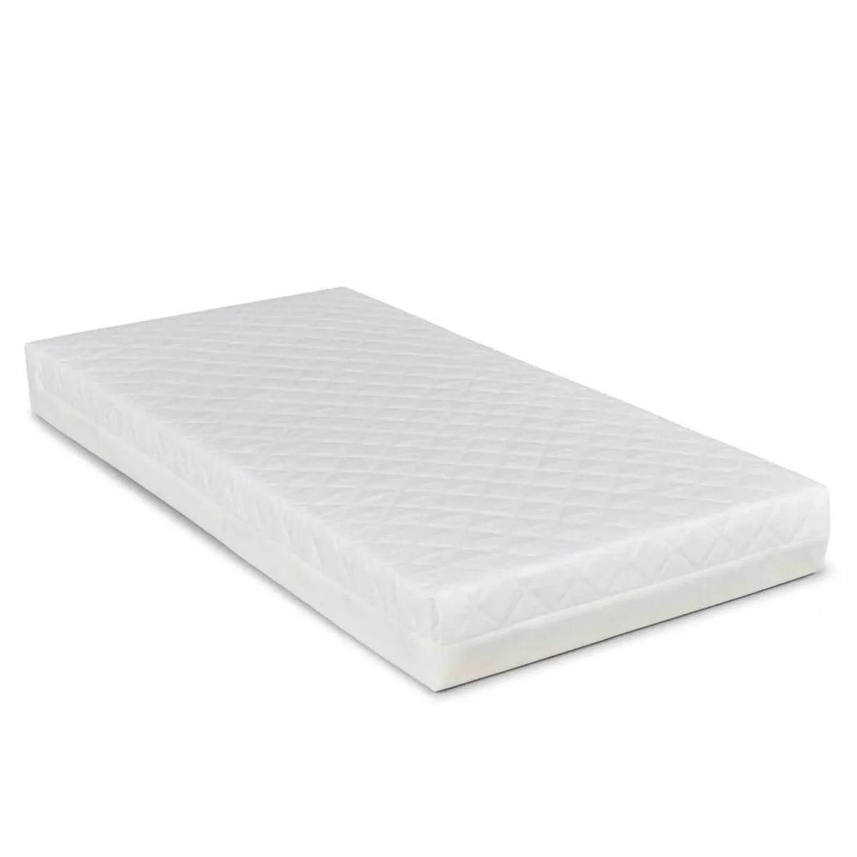 Ickle Bubba Coleby Classic Cot Bed White - Premium Sprung Mattress