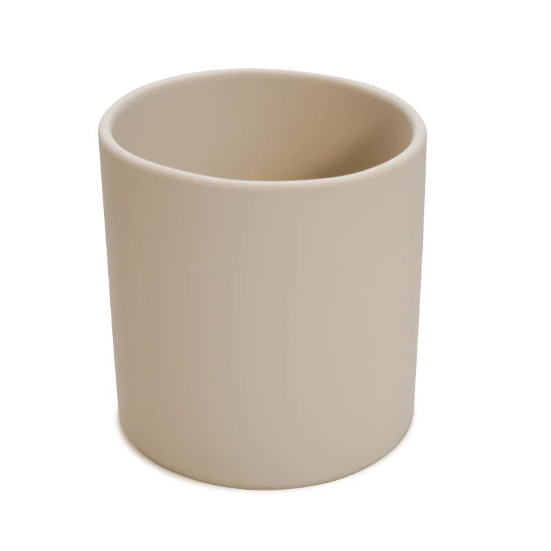 Silicone Baby Sippy Cup 220ML - Leakproof Toddler Drinking Cup