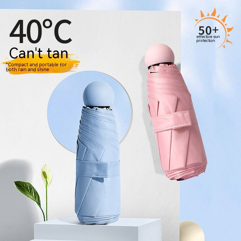 Portable Mini Pocket Capsule Sunshade