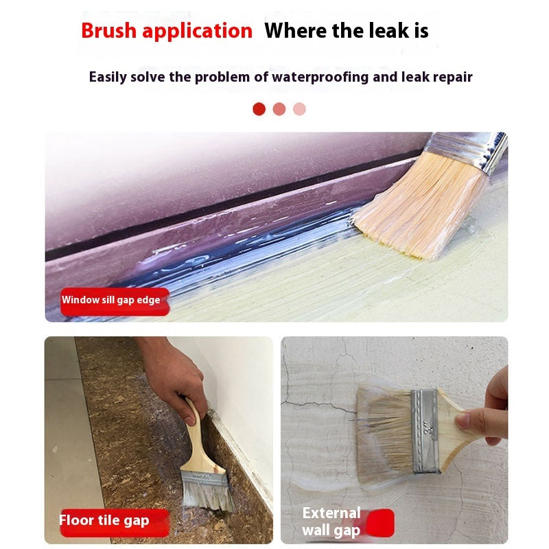 Bathroom Paint Anti-smashing Brick Glue Acrylic Waterproof Material