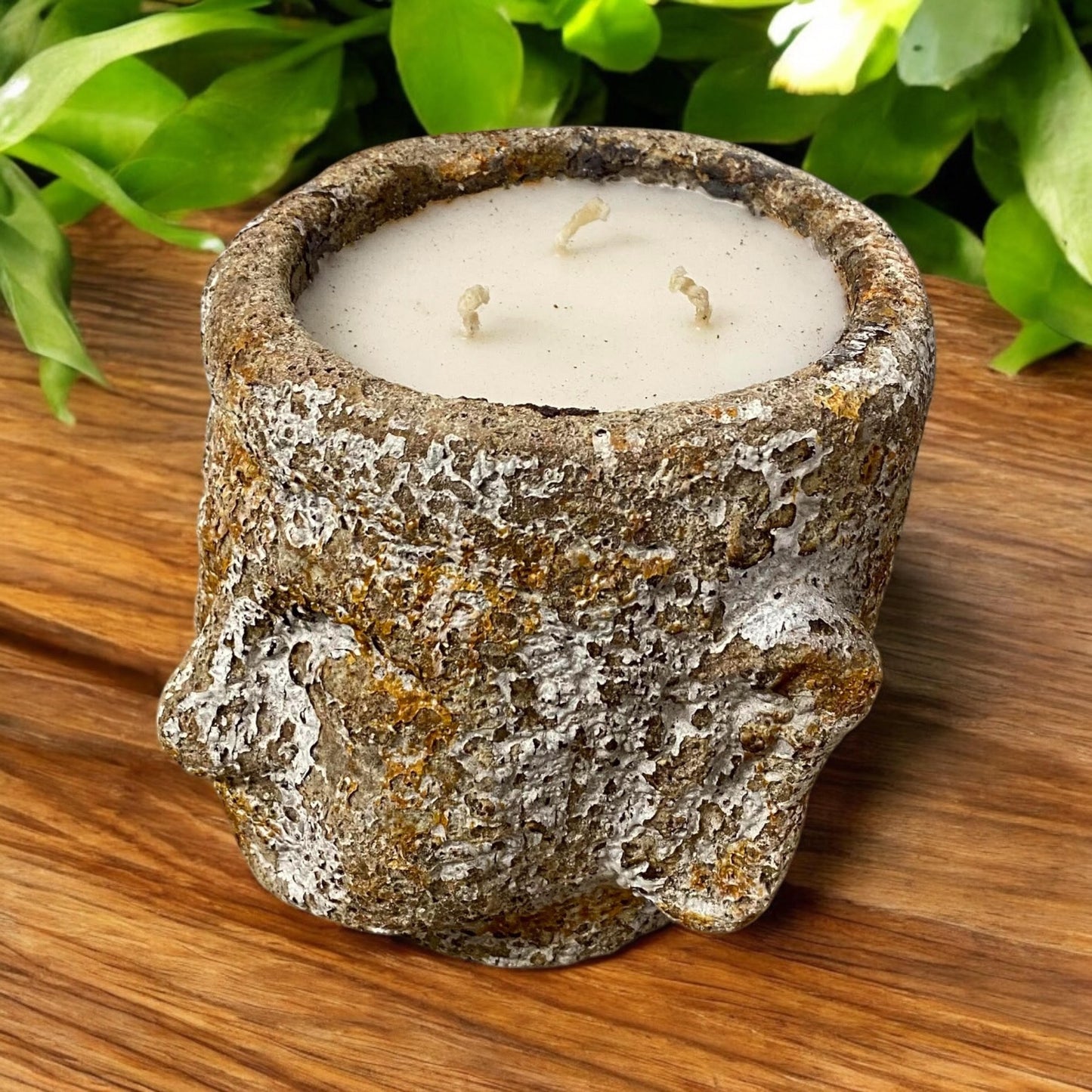 18CM BUDDHA HEAD CANDLE