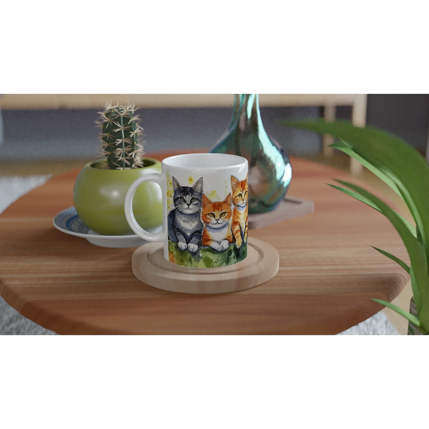 🐾 Coffee with Cats – Ceramic Mug for Cat Lovers ☕🐱