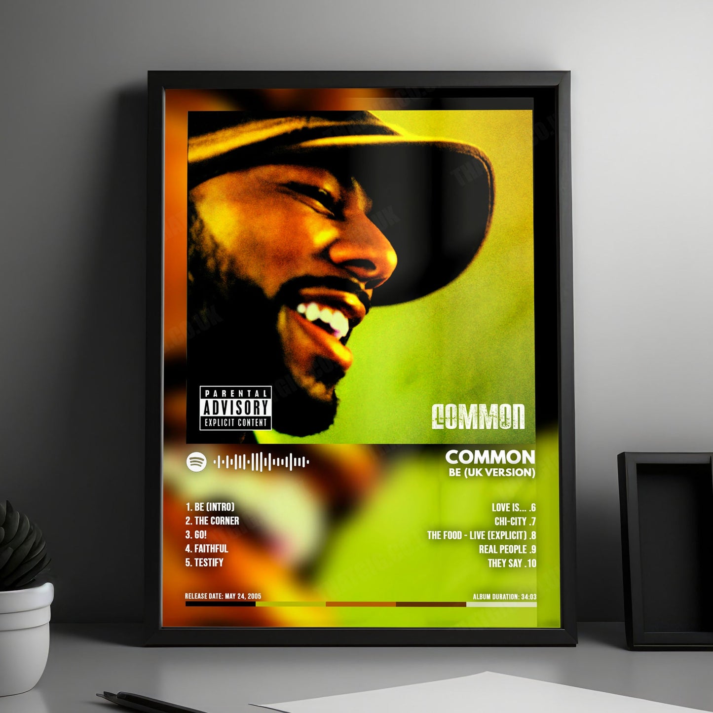 Common "Be  " Album Cover Poster - with Complete Tracklist
