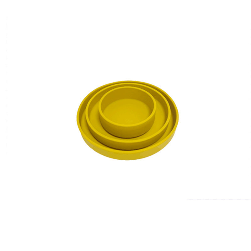 Silicone Baby Feeding Plate - BPA-Free Divided Suction Bowl