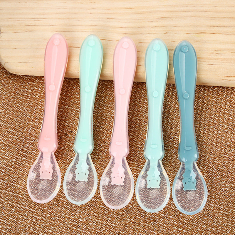 BelloBebe Silicone Baby Feeding Spoon - BPA-Free Soft Toddler Utensil