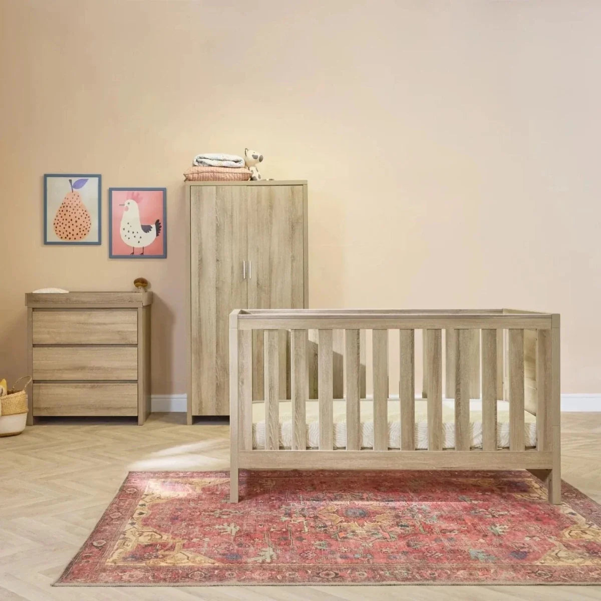 Tutti Bambini Modena 3 pcs Room Set - Oak
