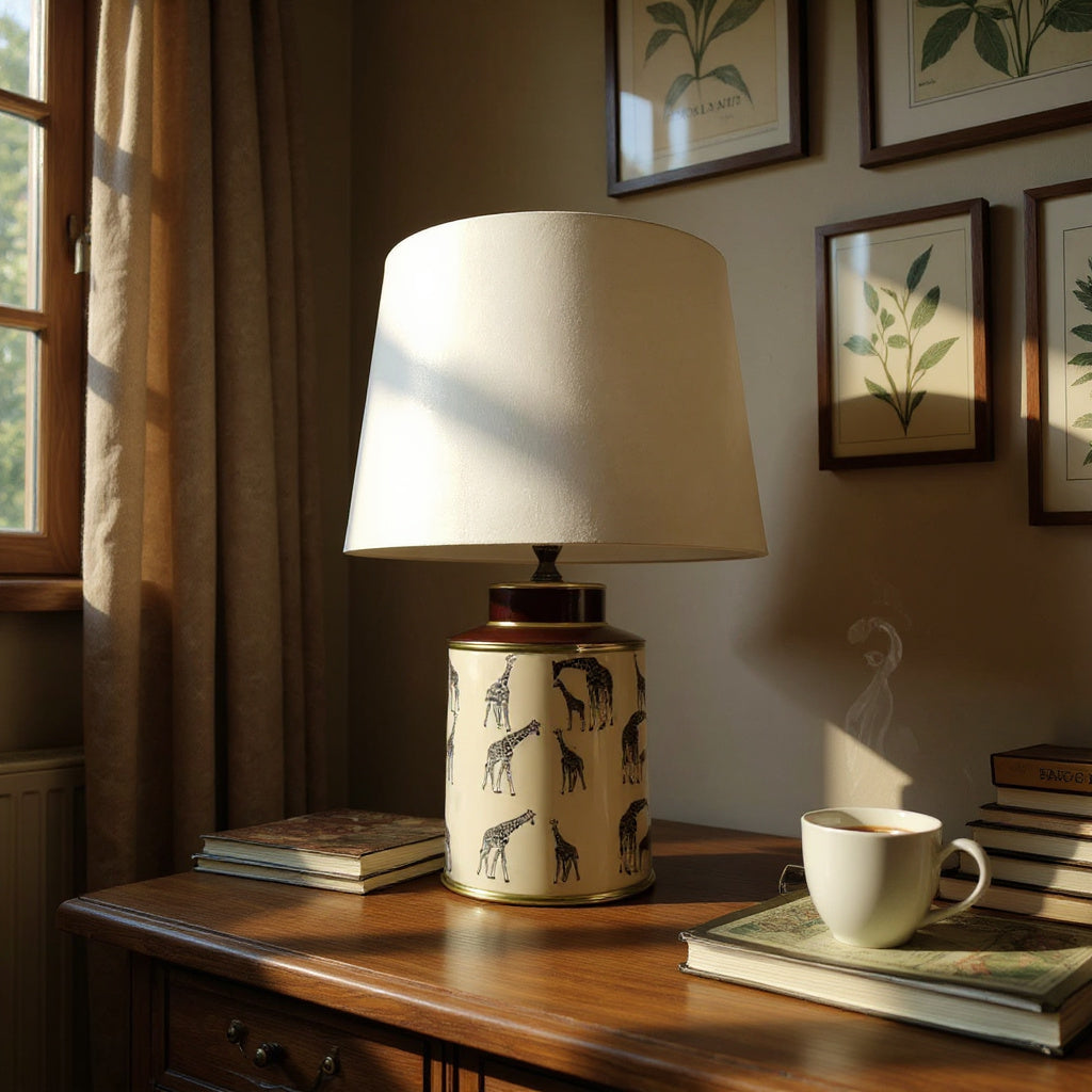 33CM LAMP AND SHADE