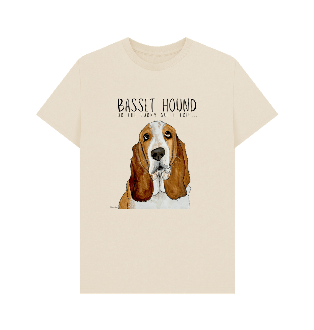 Basset Hound Men’s T-Shirt: The Ultimate Guilt Trip in Style!