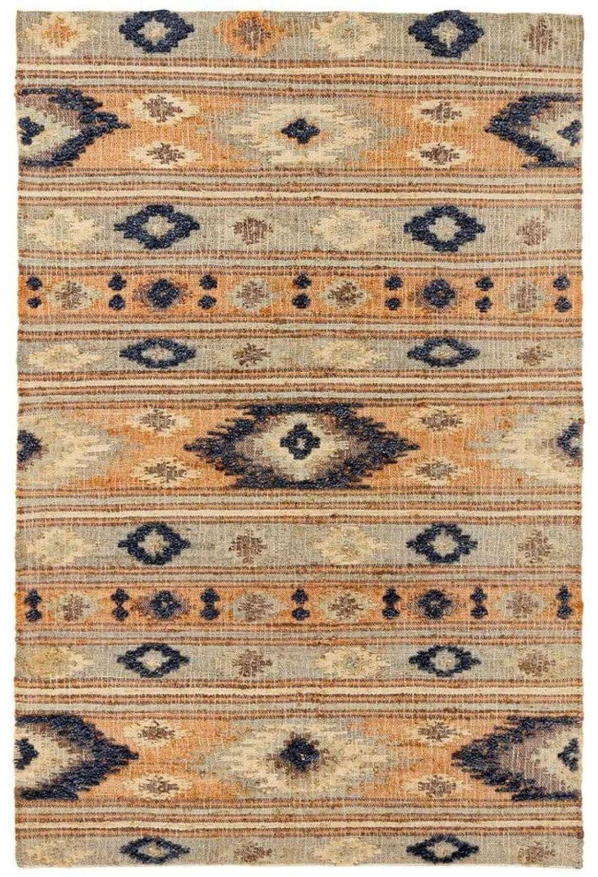 Indio Multicolour Aztec Jute Rug
