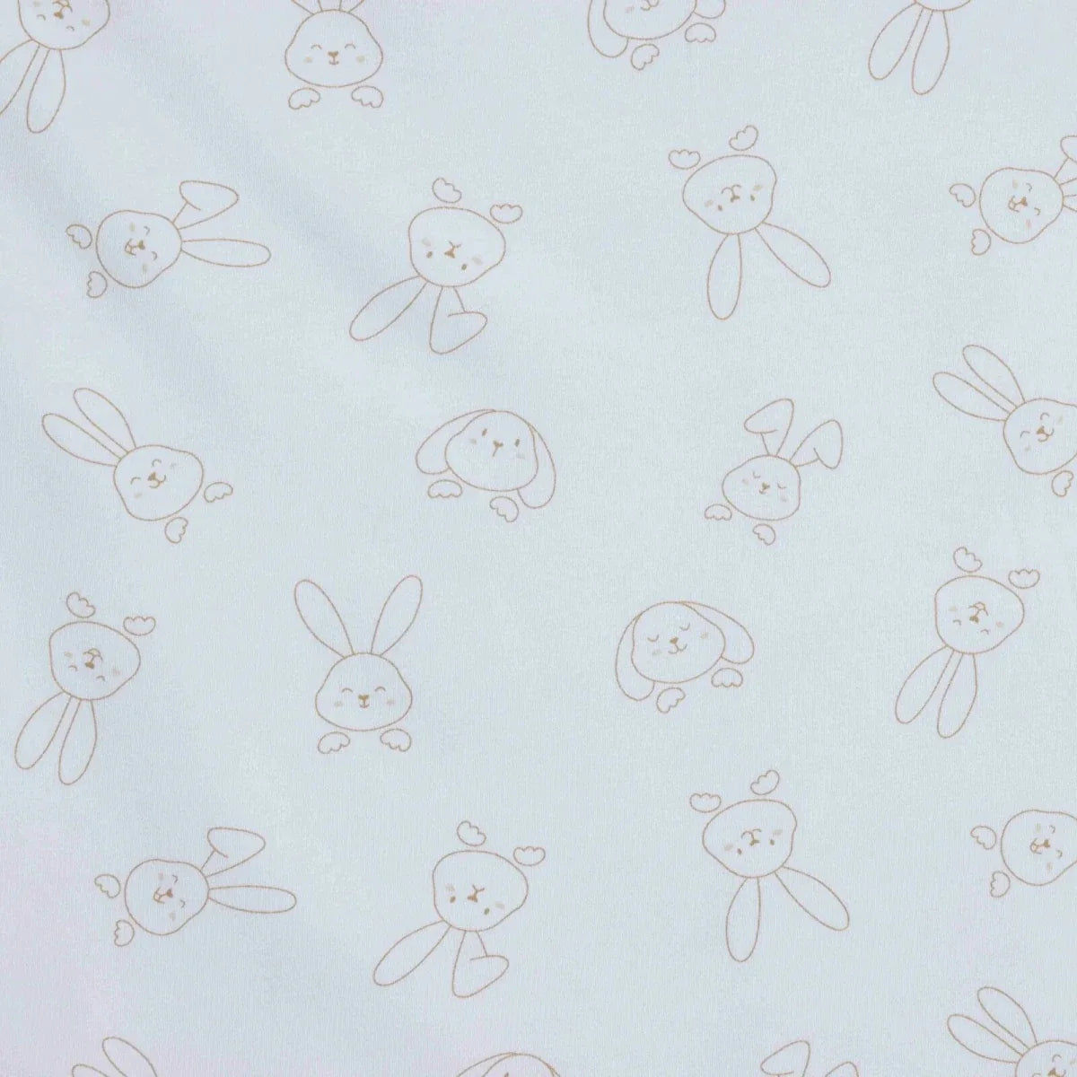 Little Dreams Bunny Print Jersey Baby Blanket (80 x 90 cm)