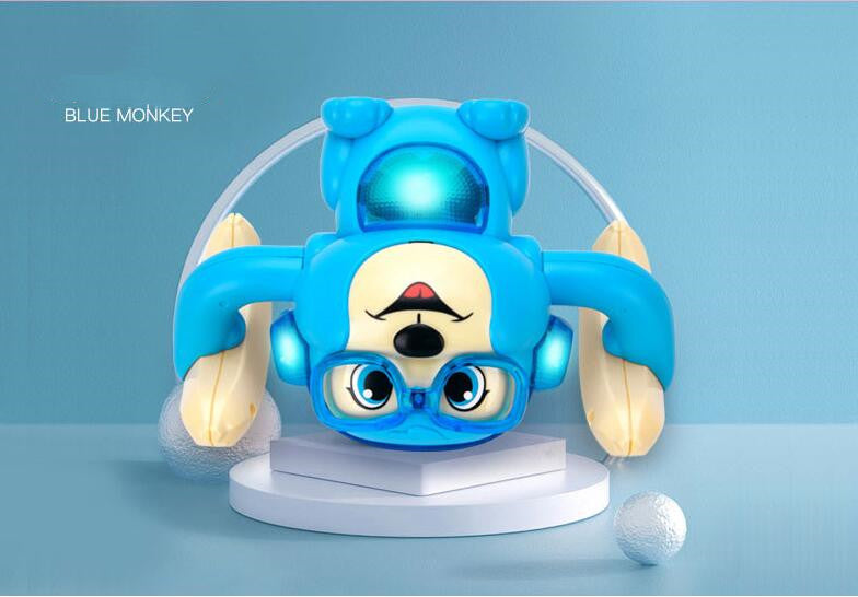 Sounding, Rolling And Somersault Monkey Electric Toy